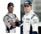 Rubens Barrichello και Nicolas Hülkenberg, οι πιλότοι της Williams F1 ομάδα